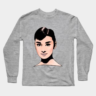 Audrey Hepburn Long Sleeve T-Shirt